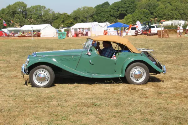 Auto Clásico Exhibición Rallye Autos Local Una Varias Docenas Vehículos — Foto de Stock