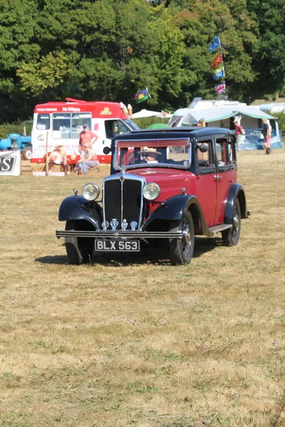 Auto Clásico Exhibición Rallye Autos Local Una Varias Docenas Vehículos — Foto de Stock