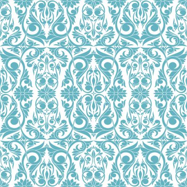 Retro dekoratif süslemeli çiçeksiz desen