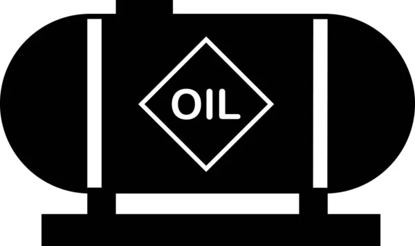 Carro a gasolina para armazenamento de óleo. Um tanque para o transporte de combustível.. —  Vetores de Stock