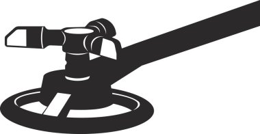 Çimleri sulamak için vanası olan bir su fıskiyesi..