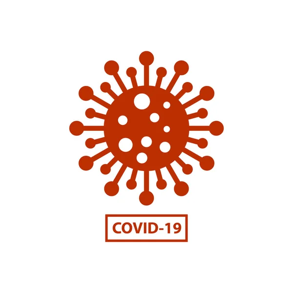 Coronavirus Covid Σύμβολο Εικονίδιο Πρόληψη Του Covid Συναγερμός Πανδημίας — Διανυσματικό Αρχείο