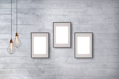 ev, ofis, otel ve yatak odası için gri duvar ve iç tasarım