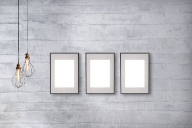 ev, ofis, otel ve yatak odası için gri duvar ve iç tasarım