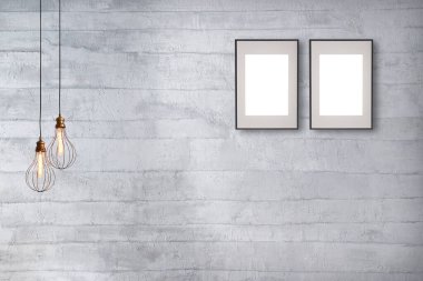 ev, ofis, otel ve yatak odası için gri duvar ve iç tasarım