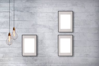 ev, ofis, otel ve yatak odası için gri duvar ve iç tasarım