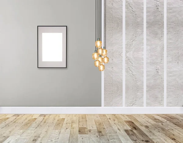 Stenen Muur Interieur Design Moderne Lamp Voor Thuis Kantoor Hotel — Stockfoto