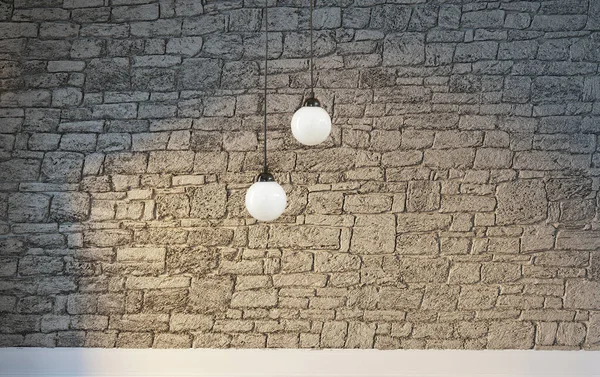 Modern parlak iç mekan. 3B illüstrasyon