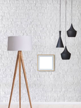 ev, ofis, otel ve yatak odası için gri duvar ve iç tasarım