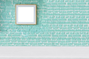 Taş duvar modern iç dekorasyon boş oda