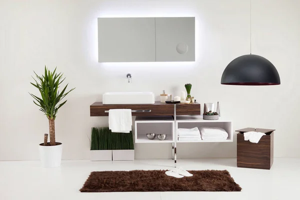 Estilo Baño Limpio Diseño Decorativo Interior Lámpara Moderna — Foto de Stock