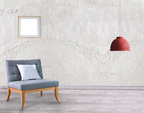 Diseño Interior Vacío Brillante Pared Piedra Ilustración —  Fotos de Stock