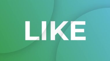 Yorum, paylaşım, abone metni animasyonu gibi. 4K görüntü