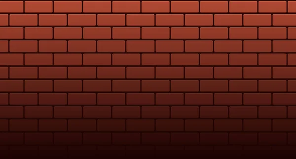 Красный Кирпич Стены Бесшовные Векторные Иллюстрации Фон — стоковый вектор