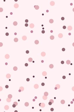 Renkli noktalar pürüzsüz desen. Noktalı kusursuz vektör deseni. Renkli bir geçmiş. Vektör illüstrasyonu