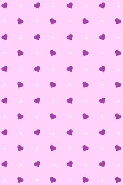 Abstract Seamless Pattern Pink Hearts Pink Hearts Seamless Pattern Universal — Vettoriale Stock