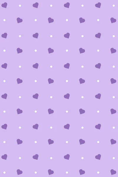 Abstract Seamless Pattern Purple Hearts Pink Hearts Seamless Pattern Universal — Διανυσματικό Αρχείο