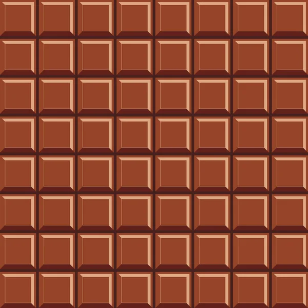 Chocolate Bar Seamless Pattern Chocolate Bar Pattern Background Vector Illustration — Stock Vector