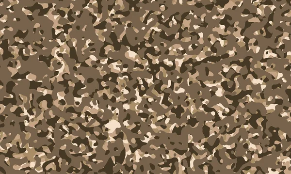 Texture Military Camouflage Army Brown Dirty Hunting Camouflage Military Texture — Image vectorielle