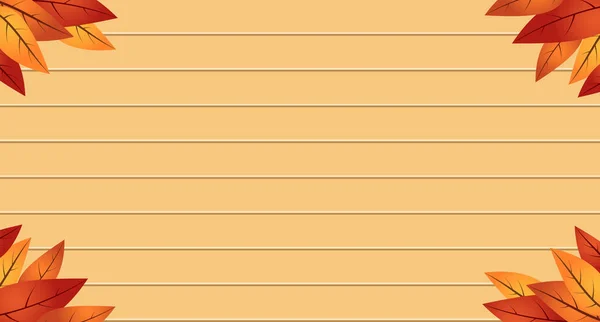 Осенний Сезонный Фон Осень Оставляет Рамку Векторный Фон Осенними Листьями — стоковый вектор