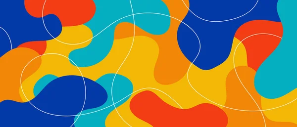 Αφηρημένη Pop Art Χρώμα Χρώμα Πιτσιλίσματος Μοτίβο Φόντο Γεωμετρικό Υπόβαθρο — Διανυσματικό Αρχείο