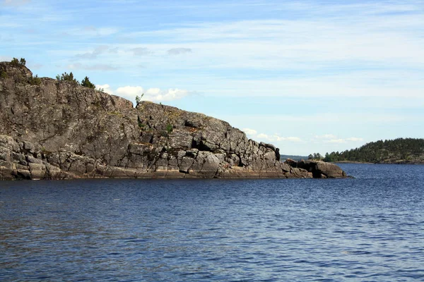 Les Fjords Isthme Carélie Des Îles Rocheuses État Sauvage Carélie — Photo