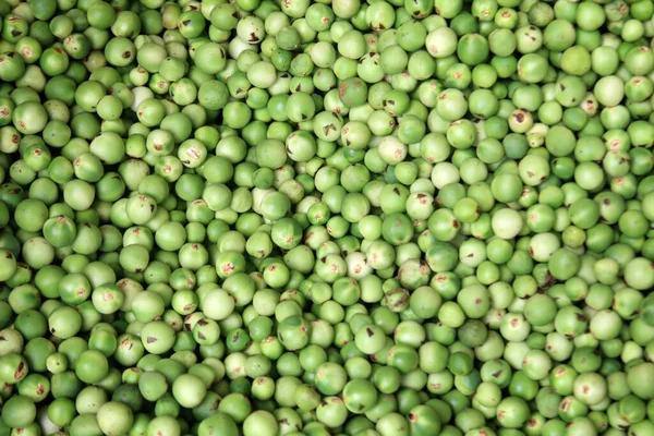 Groene Wilde Aubergine Markt Koop Achtergrond Van Kalkoenbessen — Stockfoto