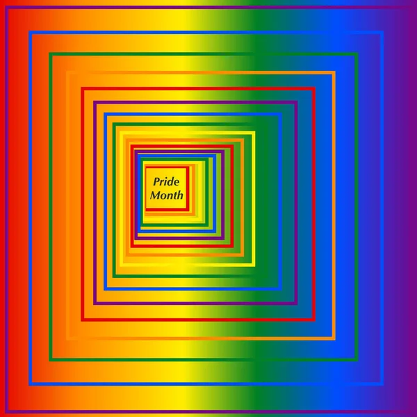 Ilustración Vectorial Geométrica Eps Concepto Del Día Del Orgullo Lgbt — Archivo Imágenes Vectoriales