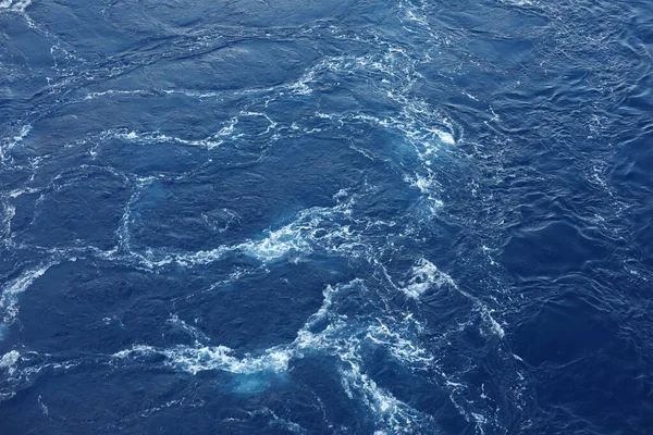 Пряма Стежка Човном Океані — стокове фото