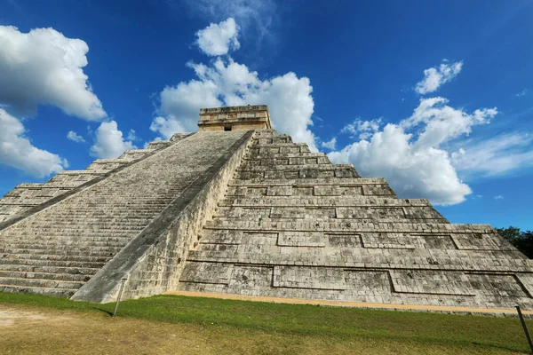 Pyramide Chichen Itza Merveille Monde Mexique Yucatan — Photo