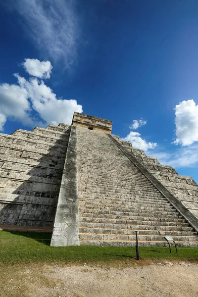 Pyramide Chichen Itza Merveille Monde Mexique Yucatan — Photo