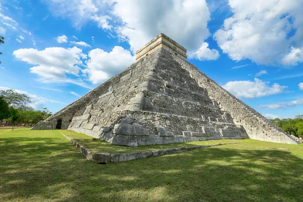 Chichen Itza Pyramid Wonder World Мексика Юкатан — стоковое фото