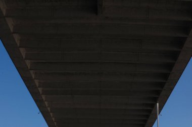 Dames Point Bridge against the clear blue skies in Jacksonville Florida
