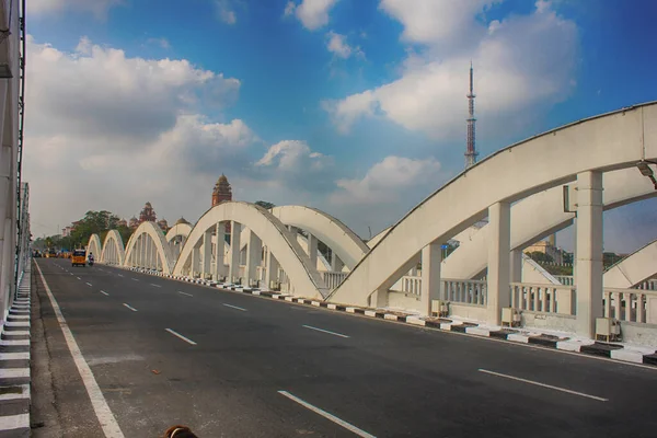Арковий Міст Дорога Ченнаї Тамлін Надзу Дорога Індія — стокове фото