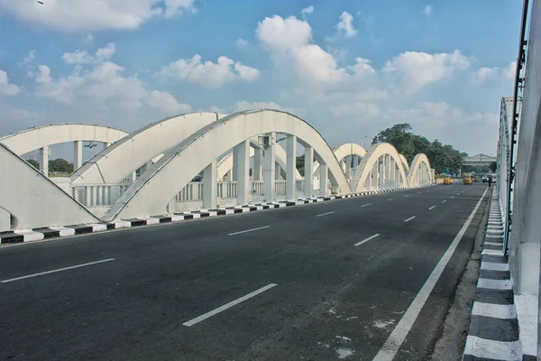 Arch Napier Bridge Chennai Road Tamlin Nadu India Road — Stock Photo, Image