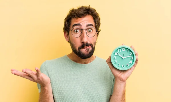 Crazy Man Alarm Clock — Stock Photo, Image