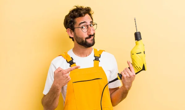 Crazy Handyman Drill — Stock Photo, Image