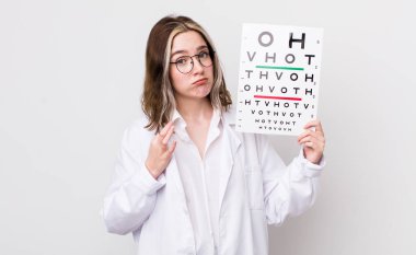 Kafkasyalı bir kadın kibirli, başarılı, pozitif ve gururlu görünüyor. optik konsept