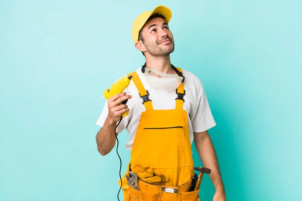 Young Adult Man Handyman Repairman Concept — Fotografia de Stock