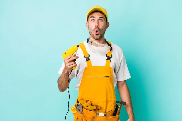 Young Adult Man Handyman Repairman Concept — Stockfoto