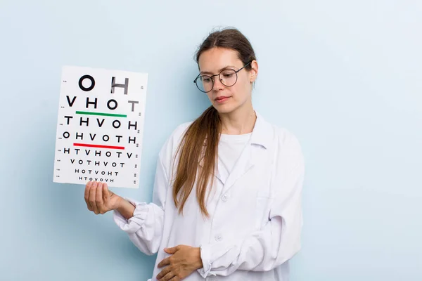 Junge Erwachsene Frau Die Traurig Aufgebracht Oder Wütend Ist Und — Stockfoto