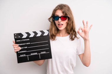 teenager girl. movie and film concept
