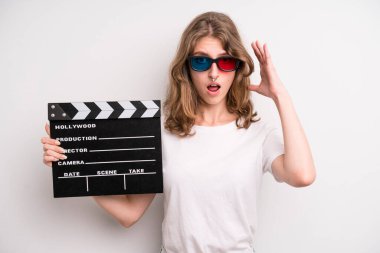 teenager girl. movie and film concept