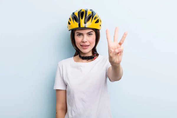 Young Adult Pretty Woman Bike Concept — Stock Photo, Image