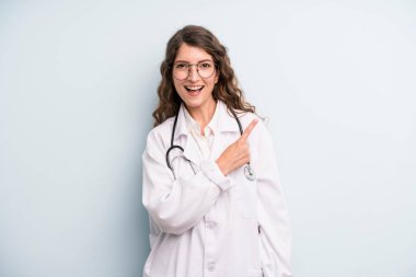 young adult pretty woman. physician concept