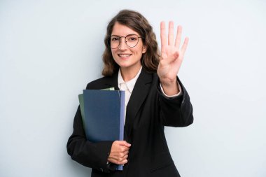 young adult pretty woman. master university student