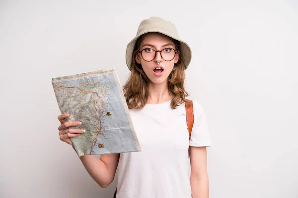 Teenager Girl Tourist Concept — 스톡 사진