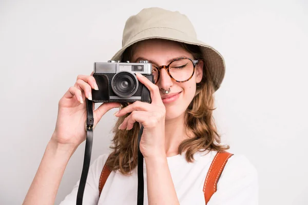 Teenager Girl Tourist Concept — Stock Photo, Image