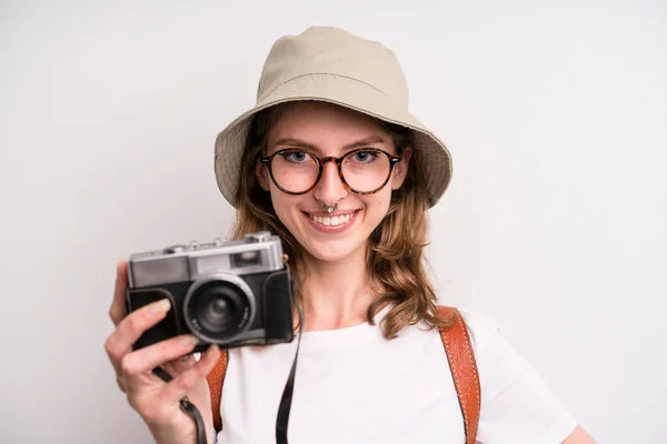 Teenager Girl Tourist Concept — Foto de Stock