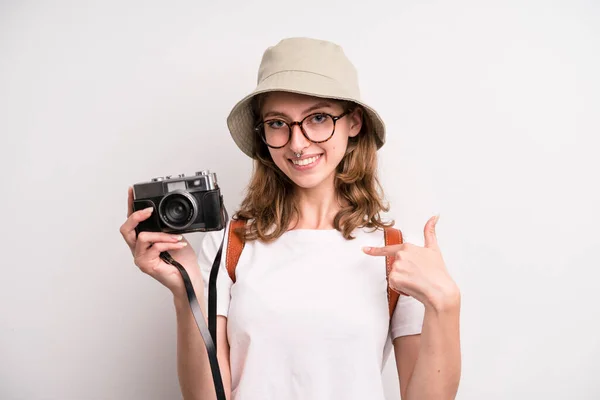 Teenager Girl Tourist Concept —  Fotos de Stock